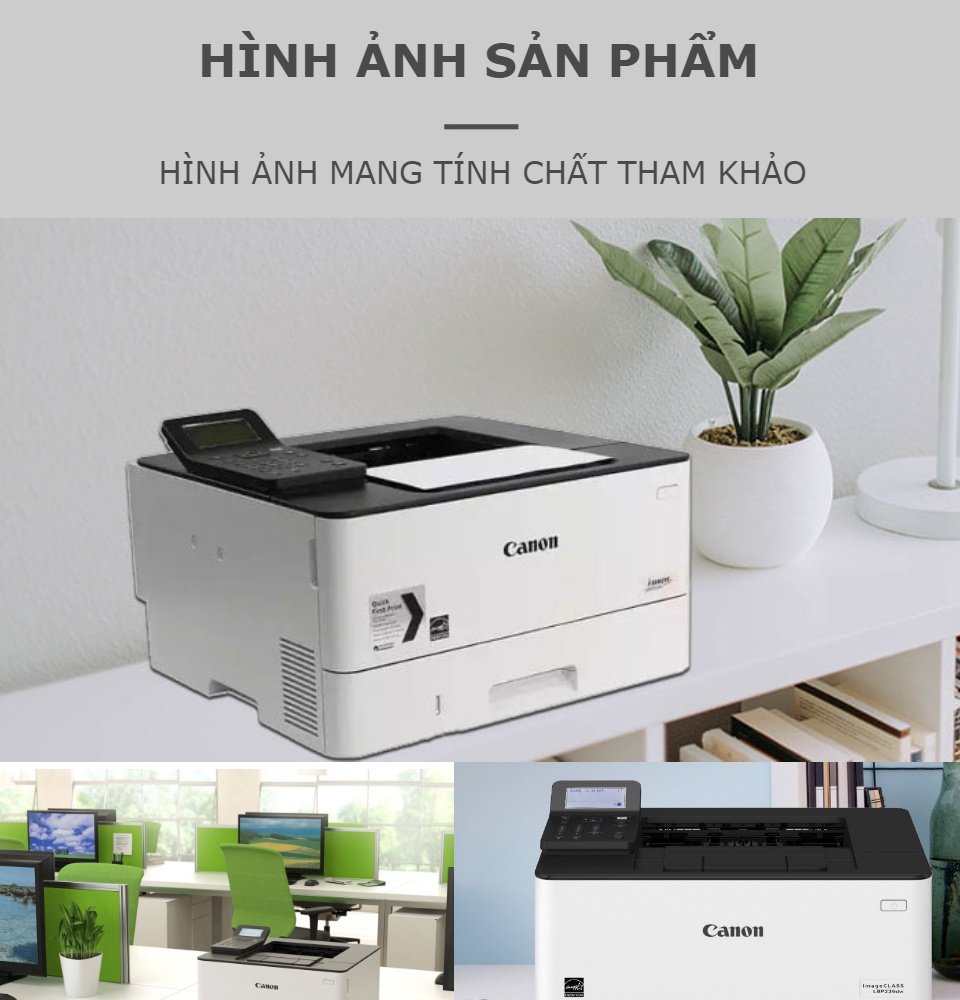 Máy in Canon LBP 223DW mới 100% tại Hải Dương, bảo hành 12 tháng, tốc độ in 33 trang/phút, in đảo mặt tự động, in wifi tiện lợi.